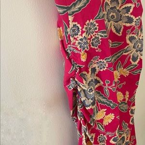 Maternity print jersey bodycon tank-top dress